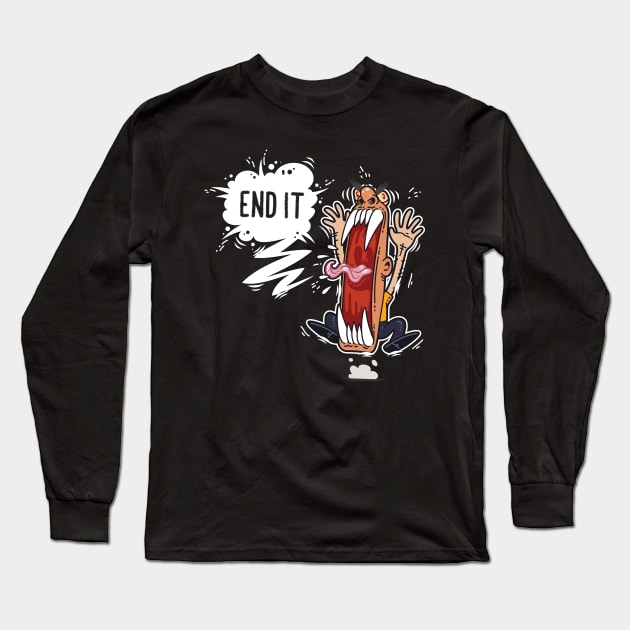 'End It' Human Trafficking Shirt Long Sleeve T-Shirt by ourwackyhome